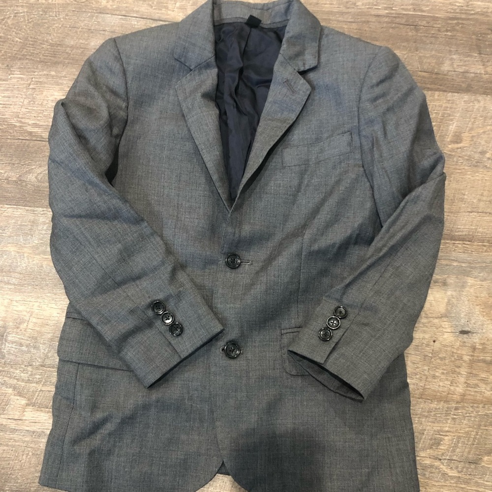 Crewcuts gray charcoal suit jacket. Size 8.